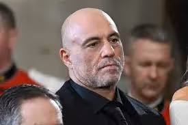 Joe Rogan sitting in a church.